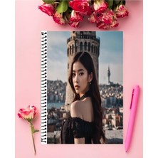 Rollas Store Blackpink Türkiye Kpop Defter 1 Adet Özel Tasarım A4 Boyutu Telli Orta Boy Defter