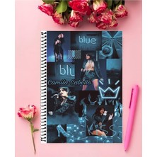 Rollas Store Camila Cabello Defter 1 Adet Özel Tasarım A4 Boyutu Telli Orta Boy Defter