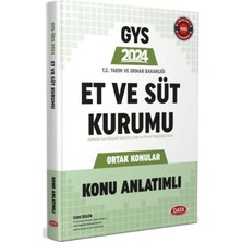 Data Yayınları Et ve Süt Kurumu GYS Ortak Konular Konu Anlatımlı
