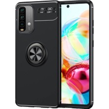 FUJİMAX Xiaomi Redmi 9t Kılıf Yatay ve Dikey Stand Özellikli Içi Petekli Yüzüklü Silikon Range Kapak