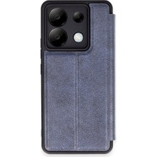 FUJİMAX Xiaomi Redmi Note 13 Pro 5g Kılıf Yatay Standlı Kartlıklı Içi Silikon Dışı Deri Kapaklı Flip Cover Kapak