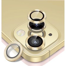 Nettech Apple iPhone 15 Uyumlu Alüminyum Seri Kamera Cam Koruyucu