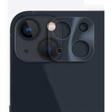 Nettech Apple iPhone 13 Uyumlu Şeffaf Çerçeveli Seri Kamera Cam Koruyucu