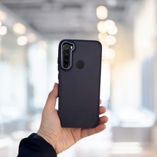 Cep Yolu Xiaomi Redmi Note 8 Tlp Arkası Buzlu Şeffaf Hassas Düğme Kamera Çıkıntılı Sert Mat Perfect