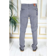 Klasik Kesim Gri Likralı Erkek Yan Cepli Klasik Kot Pantolon Baba Pantolonu Phantom Jeans By Small