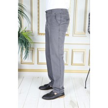 Klasik Kesim Gri Likralı Erkek Yan Cepli Klasik Kot Pantolon Baba Pantolonu Phantom Jeans By Small