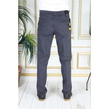 Klasik Kesim Füme Likralı Erkek Yan Cepli Klasik Kot Pantolon Baba Pantolonu Phantom Jeans By Small