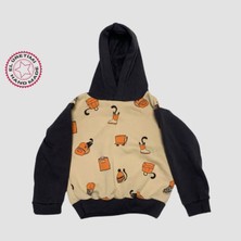 Uretti El Yapımı Erkek Çocuk Kapüşonlu Sweatshirt - 4 Yaş