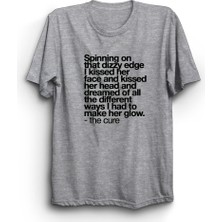 The Fame The Cure, Just Like Heaven, Rock Metal Müzik Unisex %100 Pamuk Tişört