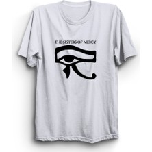 The Fame The Sisters Of Mercy, Ra, Rock Metal Müzik Grubu Unisex %100 Pamuk Tişört