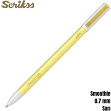 Scrikss Smoothie Jel Kalem 0.7 mm Sarı