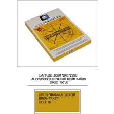 Alex Schoeller Resim Kağıdı Damgalı 35 x 50 200 gr