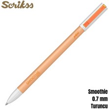 Scrikss Smoothie Jel Kalem 0.7 mm Turuncu