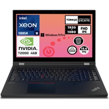 Lenovo Mws Thinkpad P15 G1 Xeon W-10885M Vpro 32GB 6tb SSD 4 GB T2000 15.6" Fhd W11P 20STS1HLTX 036