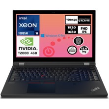 Lenovo Mws Thinkpad P15 G1 Xeon W-10885M Vpro 64GB 4tb SSD 4 GB T2000 15.6" Fhd W10P 20STS1HLTX 011