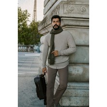 Pamuklu Standart Fit Normal Kesim Tam Balıkçı Yaka Basic Triko Kazak