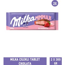 Milka Çilekli Çikolata 300 gr 2 Adet