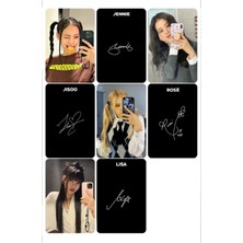 Rollas Store Blackpink Kpop Fotokart Polaroid Seti Pano Dekarosyon