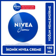 NIVEA Creme 150ml, Bakım Yapan Koruma, Uzun Süreli Yoğun Nemlendirici, El Yüz Ve Vücut, Yumuşak Cilt Hissi