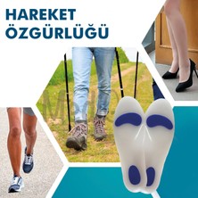 Medigel Jel Topuk Takviyeli, Metatarsal ve Ark Destekli Slikon Tabanlık,