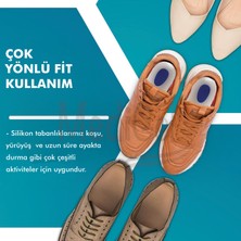 Medigel Jel Topuk Takviyeli, Metatarsal ve Ark Destekli Slikon Tabanlık,