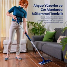 Silva Mikrofiber Teleskopik Islak ve Kuru Bezli Mop 2'li Set