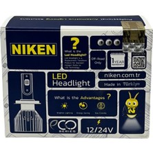 Niken LED Xenon Eco Serisi H7 Far Ampulü 2'li Takım