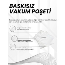 Makro Flexpack Endüstriyel ve Gıda Düz Tip Vakum Makinesi Poşeti 25 x 35 cm 1 kg