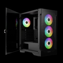 Gamdıas Talos E2 Elite, 850W, Tempered Glass, Argb, 80+ Bronze, Atx Gamıng Kasa