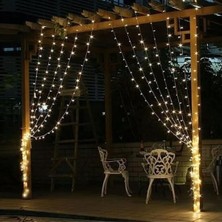 Alpotekno Alpotekno® 2x2 Metre 320 LED 8 Fonskiyonlu Dekoratif LED Günışığı Perde