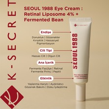 Ksecret – Seoul 1988 Eye Cream : Retinal Liposome 4% + Fermented Bean 30ml