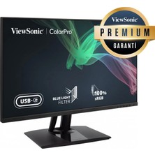 VIEWSONIC VP2756-2K 27” IPS  2K QHD Pantone Onaylı  Fotoğraf Prodüksiyon Tasarım Monitörü