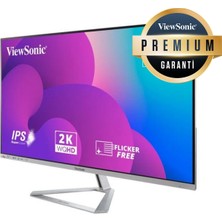 VIEWSONIC 32" VX3276-2K-MHD-2 75Hz 2K IPS  (2xHDMI+DP) Ultra İnce Çerçevesiz Monitör 