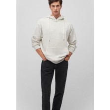 FERMUARLI KAPÜŞONLU SWEATSHIRT