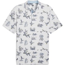 Puma Mattr Flock Golf Polo Tshirt