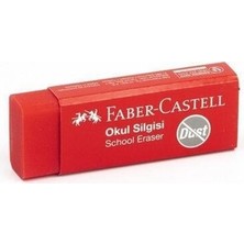 Faber-Castell Faber Castell Büyük Boy Kırmızı Silgi 2 Adet