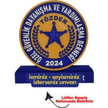 Tözder Logolu Masaüstü Isimlik
