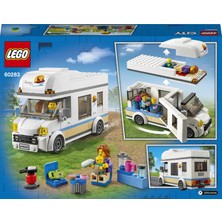 LEGO® City Tatilci Karavanı 60283 - 5 Yaş ve Üzeri Çocuklar için Yaratıcı Oyuncak Yapım Seti (190 Parça)