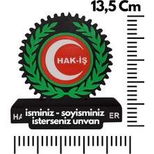 Hak-Iş Logolu Masaüstü Isimlik