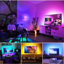 Tv Arkası Rgb LED Aydınlatma USB Bağlantılı 3 Metre