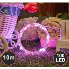 DükkanOn 10 Metre Peri LED Pembe Animasyonlu