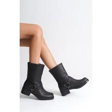 Capone Outfitters Yuvarlak Akseusarlı Motorcu Bot