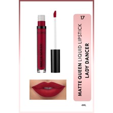 Note Matte Queen Lipstick 17 Lady Dancer Kalıcı Likit Ruj - Kırmızı