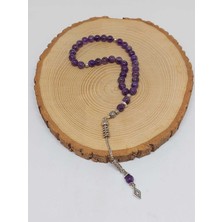 Yaşam Tohumu Ametist Taşı Tesbih 33LÜK 6mm (1258)