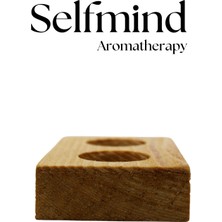 Selfmind Aromaterapi 2 Delikli Uçucu Yağ Standı  Doğal Çam Ağacı
