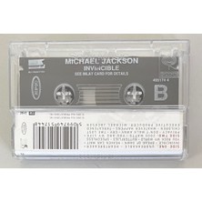 Michael Jackson Invincible Kaset (Orjnal Dönem Baskı Kaset)