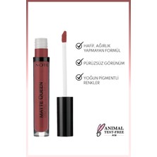 Note Matte Queen Lipstick 22 Etheral Taupe Kalıcı Likit Ruj - Kahverengi