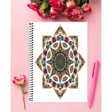 Rollas Store Mandala A4 Boyutu Telli Defter