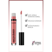 Note Matte Queen Lipstick Kalıcı Likit Ruj 06 Noble Rose - Nude