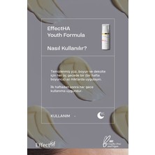 EffectHA Youth Formula Tüm Ciltler için Yaşlanma Karşıtı Gece Bakım Serumu 50ml